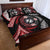 Tonga and New Zealand Together Quilt Bed Set Ngatu Art Tribal Maori Tattoo and Silver Fern