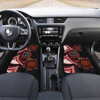 Tonga and Australia Together Car Mats Ngatu Art Tribal Aboriginal Tattoo Pattern