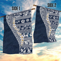 Hawaii Plumeria Tribal Vintage Garden Flag Special Blue LT03 - Polynesian Pride