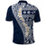 Hawaii Plumeria Tribal Vintage Polo Shirt Special Blue