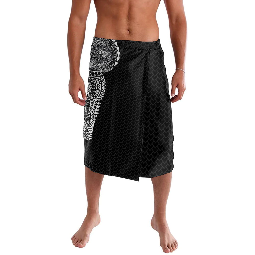 Hawaiian Traditional Tattoos Lavalava Kakau Tribal Tropical Plant Motif Black Color