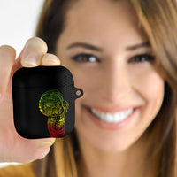 Hawaiian Traditional Tattoos AirPods Case Kakau Tribal Tropical Plant Motif Kanaka Maoli Flag Color Inspired