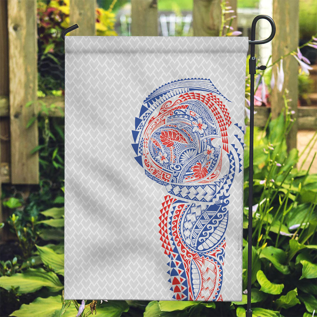 Hawaiian Traditional Tattoos Garden Flag Kakau Tribal Tropical Plant Motif Hawaii Flag Color Inspired