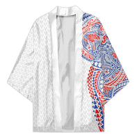 Hawaiian Traditional Tattoos Kimono Kakau Tribal Tropical Plant Motif Hawaii Flag Color Inspired