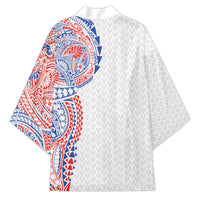 Hawaiian Traditional Tattoos Kimono Kakau Tribal Tropical Plant Motif Hawaii Flag Color Inspired