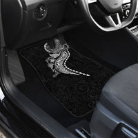 Hawaiian Kakau Tribal Sea Animals Tattoos Car Mats Black Color