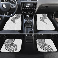 Hawaiian Kakau Tribal Sea Animals Tattoos Car Mats White Color