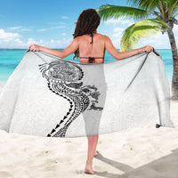 Hawaiian Kakau Tribal Sea Animals Tattoos Sarong White Color