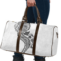 Hawaiian Kakau Tribal Sea Animals Tattoos Travel Bag White Color LT03 - Polynesian Pride