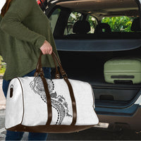 Hawaiian Kakau Tribal Sea Animals Tattoos Travel Bag White Color LT03 - Polynesian Pride