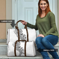 Hawaiian Kakau Tribal Sea Animals Tattoos Travel Bag White Color LT03 - Polynesian Pride