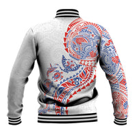 Hawaiian Kakau Tribal Sea Animals Tattoos Baseball Jacket Hawaii Flag Color Inspired LT03 - Polynesian Pride