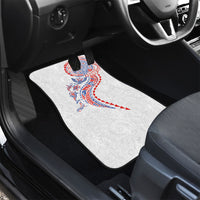 Hawaiian Kakau Tribal Sea Animals Tattoos Car Mats Hawaii Flag Color Inspired