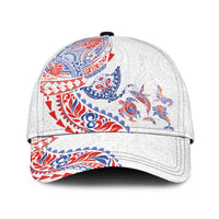 Hawaiian Kakau Tribal Sea Animals Tattoos Classic Cap Hawaii Flag Color Inspired LT03 Universal Fit Multicolor - Polynesian Pride