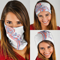 Hawaiian Kakau Tribal Sea Animals Tattoos Neck Gaiter Hawaii Flag Color Inspired