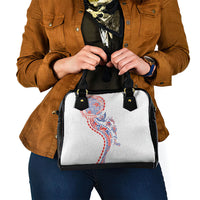 Hawaiian Kakau Tribal Sea Animals Tattoos Shoulder Handbag Hawaii Flag Color Inspired