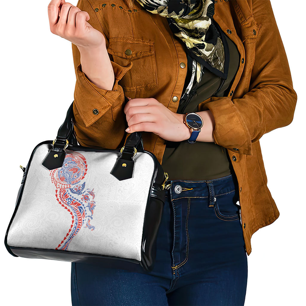 Hawaiian Kakau Tribal Sea Animals Tattoos Shoulder Handbag Hawaii Flag Color Inspired