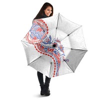 Hawaiian Kakau Tribal Sea Animals Tattoos Umbrella Hawaii Flag Color Inspired