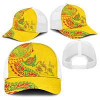 Hawaiian Kakau Tribal Sea Animals Tattoos Baseball Net Cap Kanaka Maoli Flag Color Inspired