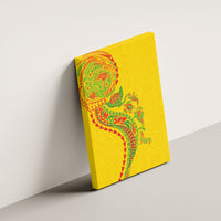 Hawaiian Kakau Tribal Sea Animals Tattoos Canvas Wall Art Kanaka Maoli Flag Color Inspired LT03 - Polynesian Pride