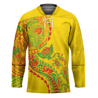 Hawaiian Kakau Tribal Sea Animals Tattoos Hockey Jersey Kanaka Maoli Flag Color Inspired
