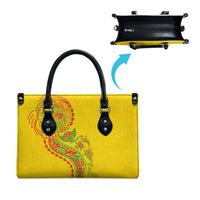 Hawaiian Kakau Tribal Sea Animals Tattoos Leather Bag Kanaka Maoli Flag Color Inspired