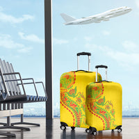Hawaiian Kakau Tribal Sea Animals Tattoos Luggage Cover Kanaka Maoli Flag Color Inspired