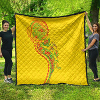 Hawaiian Kakau Tribal Sea Animals Tattoos Quilt Kanaka Maoli Flag Color Inspired