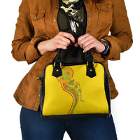 Hawaiian Kakau Tribal Sea Animals Tattoos Shoulder Handbag Kanaka Maoli Flag Color Inspired