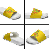 Hawaiian Kakau Tribal Sea Animals Tattoos Slide Sandals Kanaka Maoli Flag Color Inspired