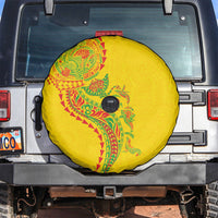 Hawaiian Kakau Tribal Sea Animals Tattoos Spare Tire Cover Kanaka Maoli Flag Color Inspired
