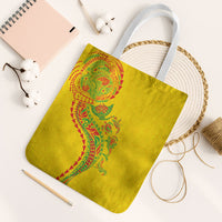 Hawaiian Kakau Tribal Sea Animals Tattoos Tote Bag Kanaka Maoli Flag Color Inspired