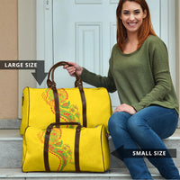 Hawaiian Kakau Tribal Sea Animals Tattoos Travel Bag Kanaka Maoli Flag Color Inspired