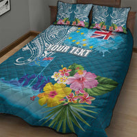 Personalised Tuvalu Independence Day Quilt Bed Set Tuvaluan Tribal Flag Style LT03 - Polynesian Pride