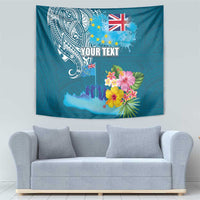 Personalised Tuvalu Independence Day Tapestry Tuvaluan Tribal Flag Style LT03 - Polynesian Pride