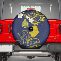 Niue Independence Day Spare Tire Cover Hiapo Pattern Fiti Pua and Uga LT03 - Polynesian Pride