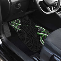 Traditional Art Hawaiian Kakau Tattoos Car Mats Green Color - Polynesian Pride