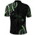 Traditional Art Hawaiian Kakau Tattoos Polo Shirt Green Color - Polynesian Pride