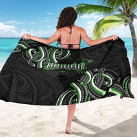 Traditional Art Hawaiian Kakau Tattoos Sarong Green Color - Polynesian Pride