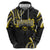 Traditional Art Hawaiian Kakau Tattoos Zip Hoodie Yellow Color - Polynesian Pride