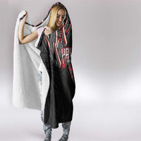 Traditional Art Hawaiian Kakau Tattoos Hooded Blanket Red Color - Polynesian Pride