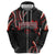 Traditional Art Hawaiian Kakau Tattoos Zip Hoodie Red Color - Polynesian Pride