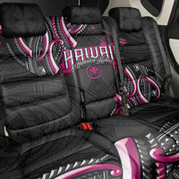 Traditional Art Hawaiian Kakau Tattoos Back Car Seat Cover Pink Color - Polynesian Pride