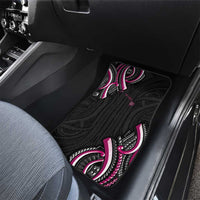 Traditional Art Hawaiian Kakau Tattoos Car Mats Pink Color - Polynesian Pride