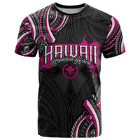 Traditional Art Hawaiian Kakau Tattoos T Shirt Pink Color - Polynesian Pride