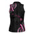 Traditional Art Hawaiian Kakau Tattoos Women Sleeveless Polo Shirt Pink Color - Polynesian Pride