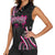 Traditional Art Hawaiian Kakau Tattoos Women Sleeveless Polo Shirt Pink Color - Polynesian Pride