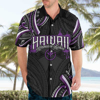 Traditional Art Hawaiian Kakau Tattoos Hawaiian Shirt Purple Color - Polynesian Pride