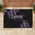 Traditional Art Hawaiian Kakau Tattoos Rubber Doormat Purple Color - Polynesian Pride