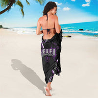 Traditional Art Hawaiian Kakau Tattoos Sarong Purple Color - Polynesian Pride